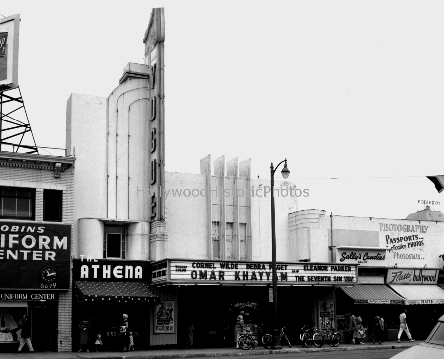Vogue Theatre 1957 Showing Omar Kayyam 6675 Hollywood Blvd..jpg